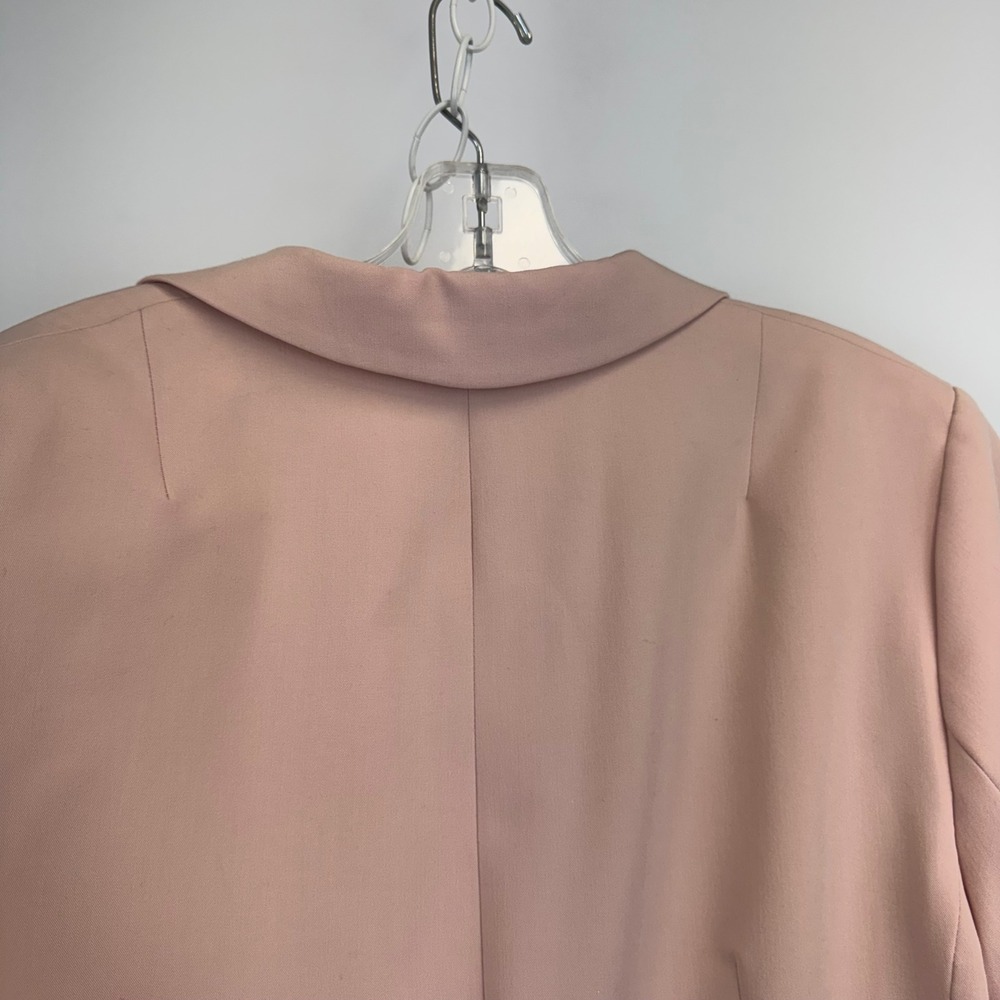 H&M Womens Dusty Pink Single Button Tailored Blazer Jacket Size M 09882429‎ - Picture 14 of 15